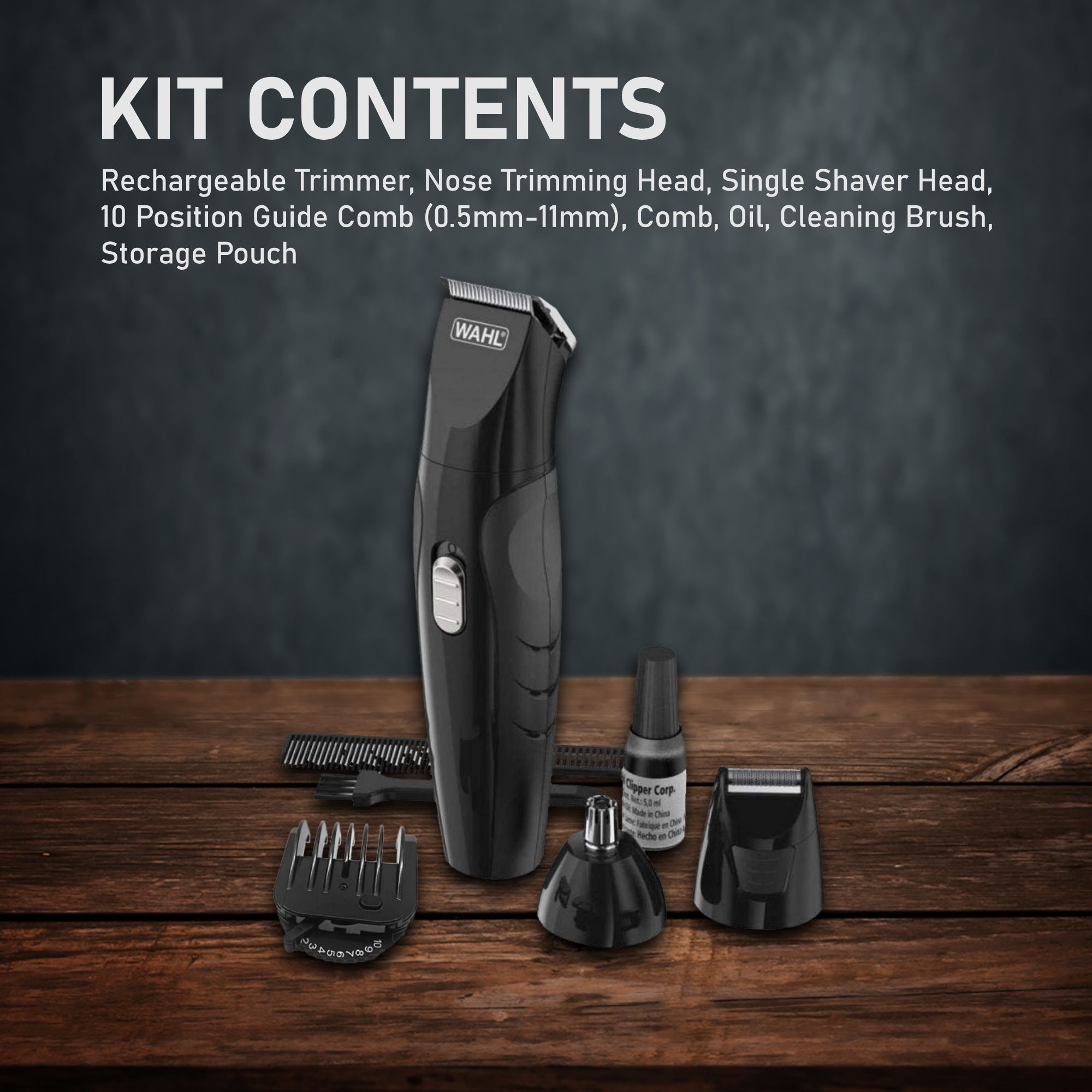 Wahl Groomsman Rechargeable Grooming Kit, 1 piece Buy at Indicrest Image 7