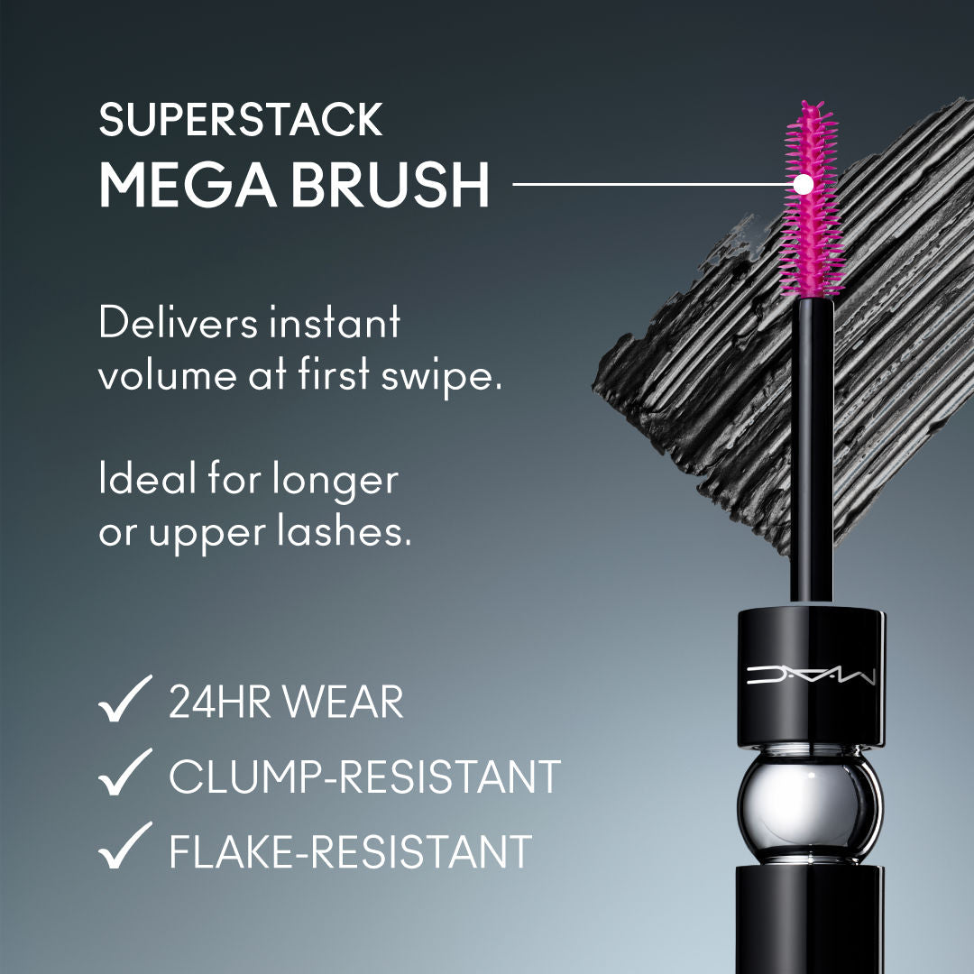 M.A.C Macstack Mascara - Black Stack, 12ml Buy at Indicrest Image 2