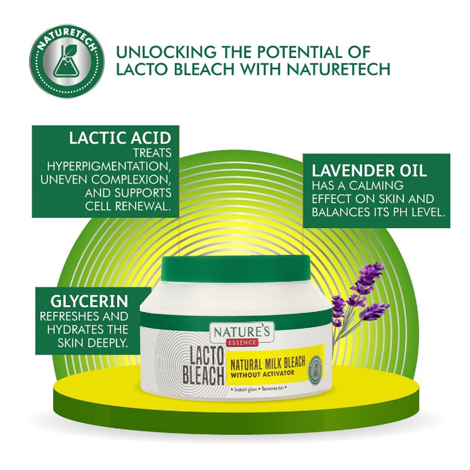 Nature's Essence Lacto Bleach Natural Milk Bleach Without Activator, 60g Buy at Indicrest Image 4
