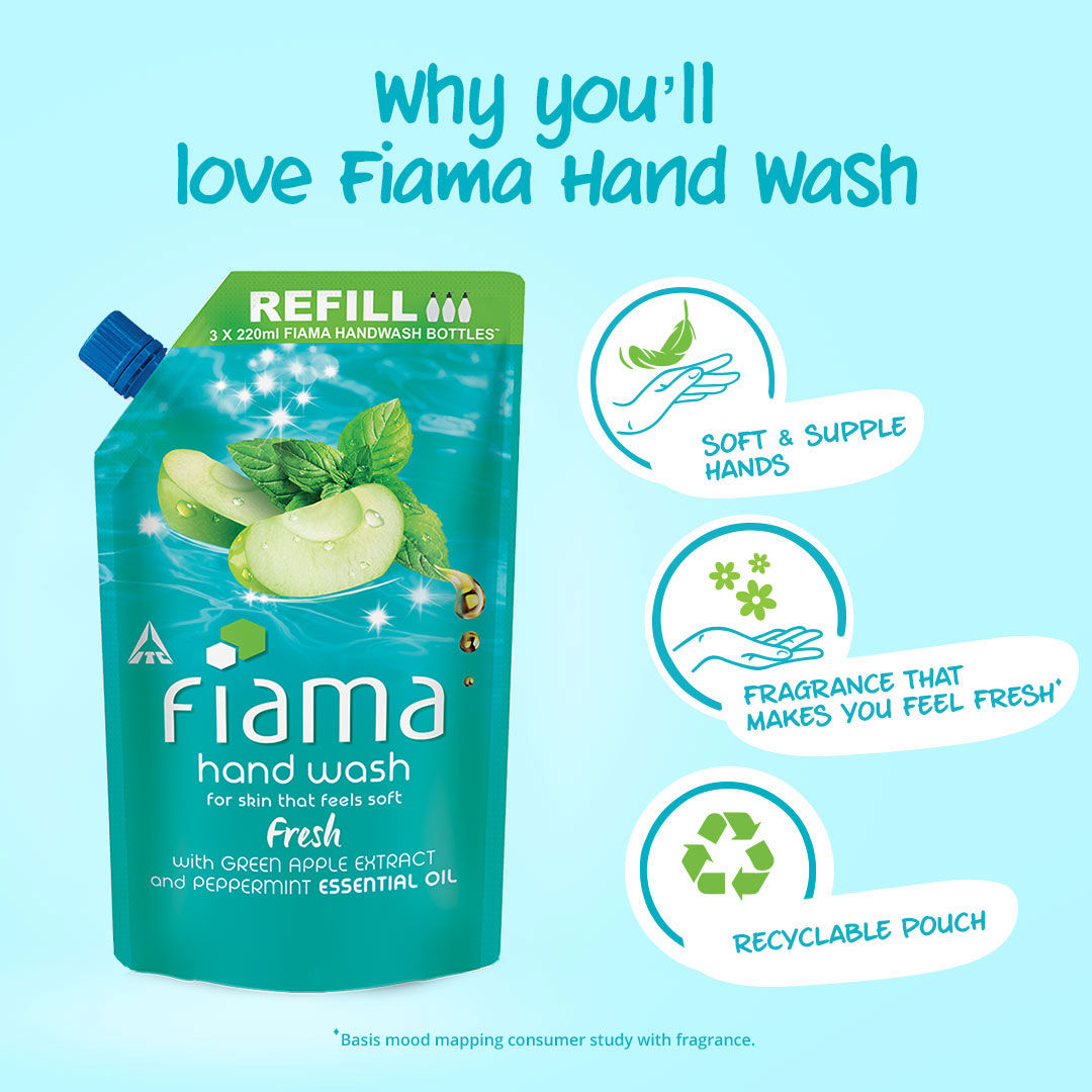 Fiama Fresh Refill Pack Hand Wash, 750ml Buy at Indicrest Image 5