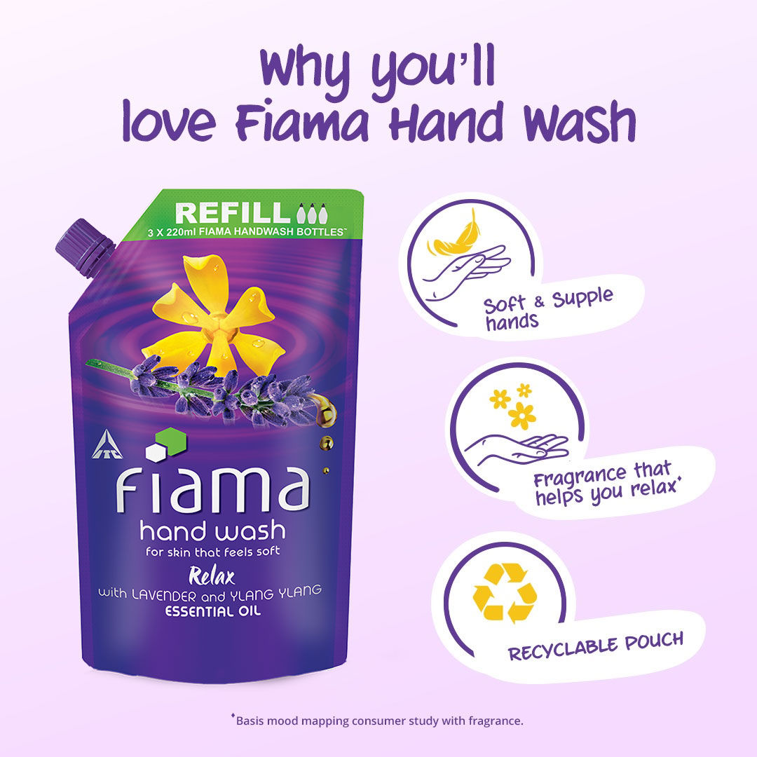 Fiama Relax Refill Pack Hand Wash, 750ml Buy at Indicrest Image 5