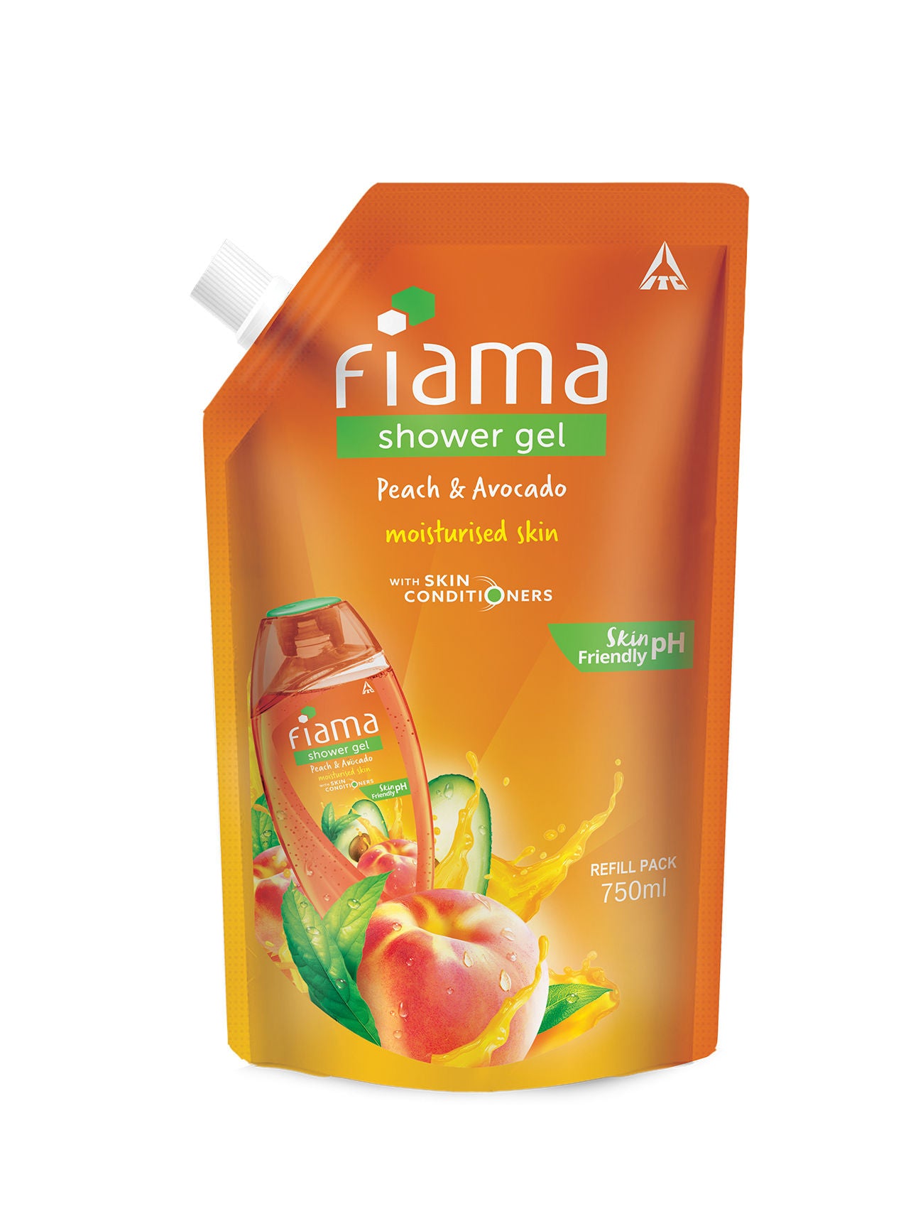 Fiama Peach & Avocado Shower Gel, 750ml Buy at Indicrest Image 2