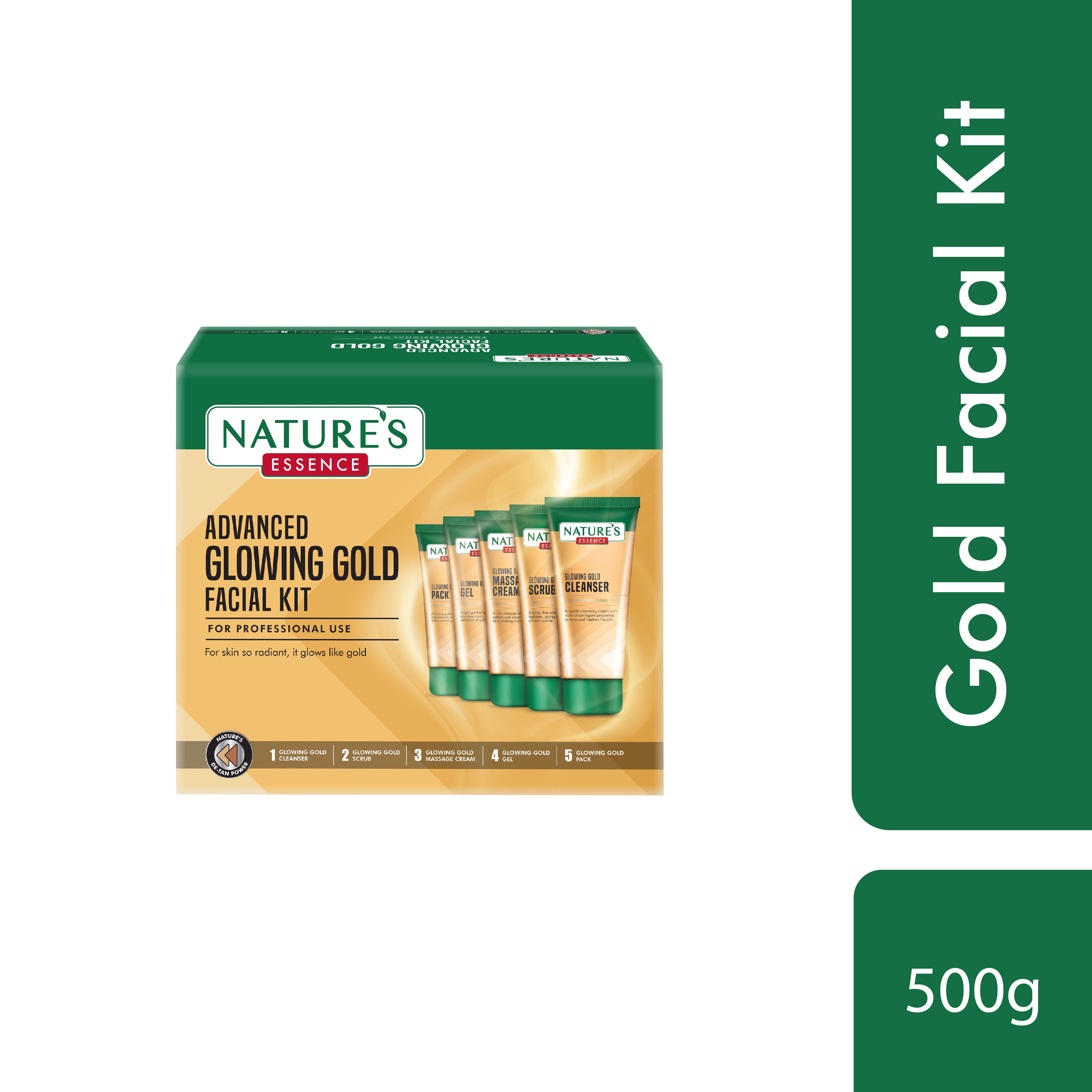 Nature's Essence Professional Advanced Gold Facial Kit, 500g Buy at Indicrest Image 2