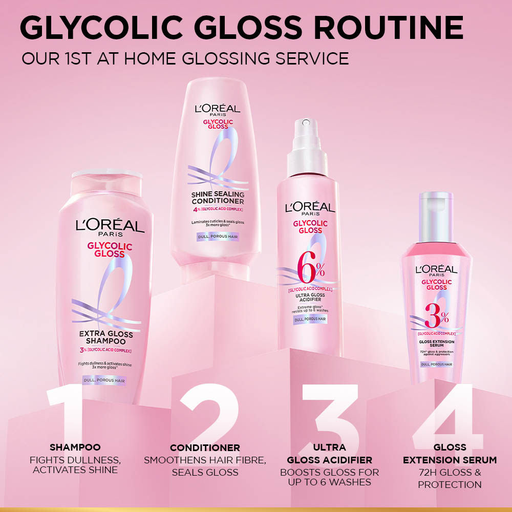 L'Oreal Paris Glycolic Gloss Shine Boosting Shampoo, 200ml Buy at Indicrest Image 7