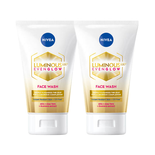 Nivea Luminous Even Glow Face Wash (Pack of 2) Combo Buy at Indicrest