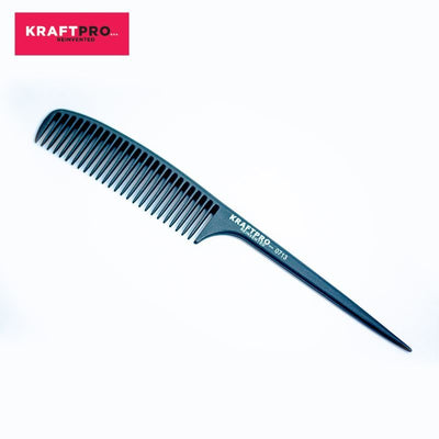 KRAFTPRO Hair Comb Handle Comb Heat Resistant Use With Hair Dryer Virtually Unbreakable, 1 piece