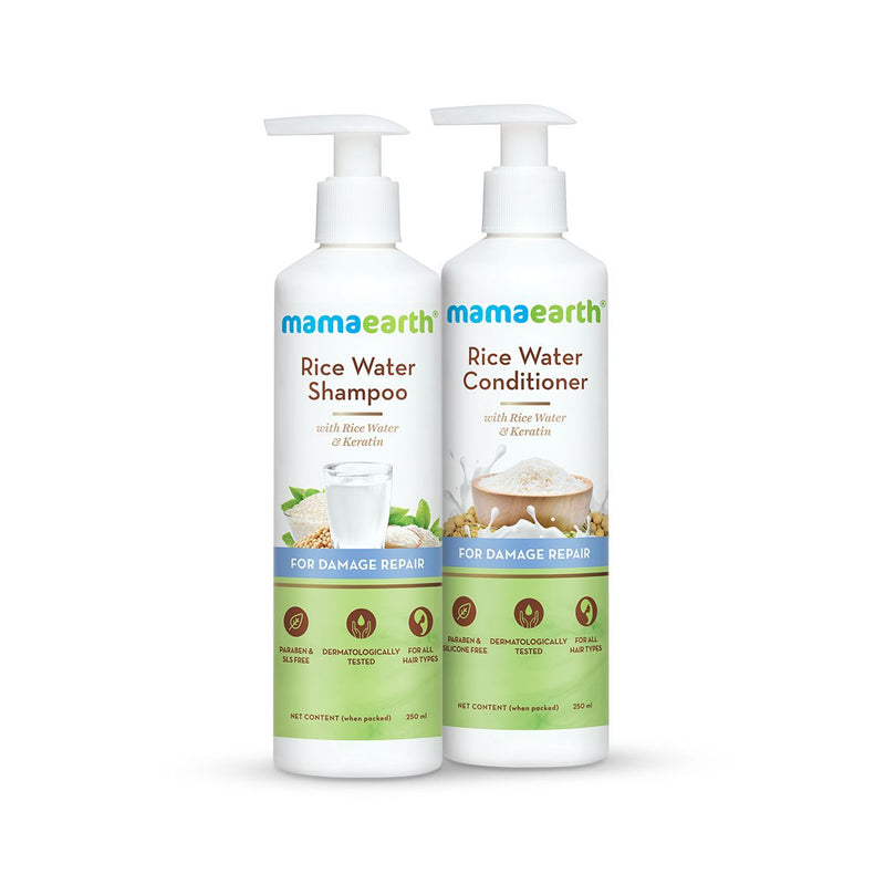 Mamaearth Damage Repair Combo, 250ml + 250ml - Buy from Indicrest