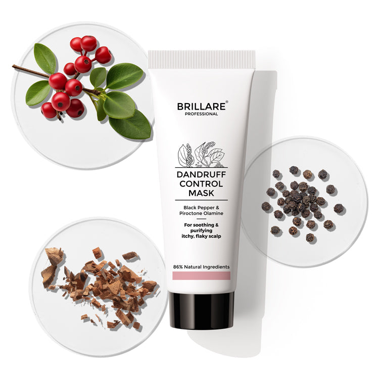Brillare Mini Dandruff Control Mask For Itchy, Flaky Scalp, 20ml - Buy from Indicrest