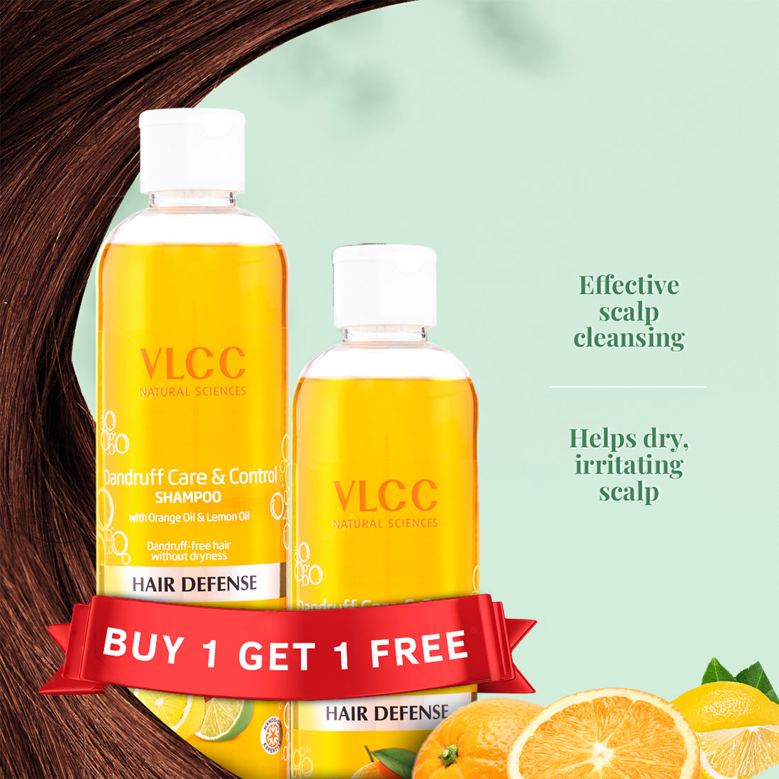 VLCC Dandruff Care and Control and Nourishing and Silky Shine Shampoo - Image 3 - Buy from Indicrest