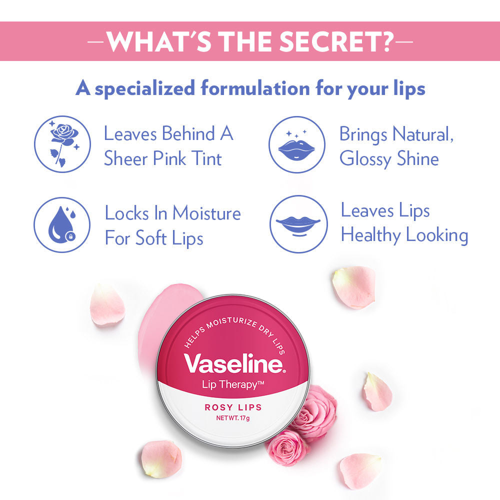 Vaseline Deep Moisture Body Lotion, 400ml With Rosy Lip Tin, 17g For Moisturized Skin & Sheer Pink Tint, 2 pieces Buy at Indicrest Image 6