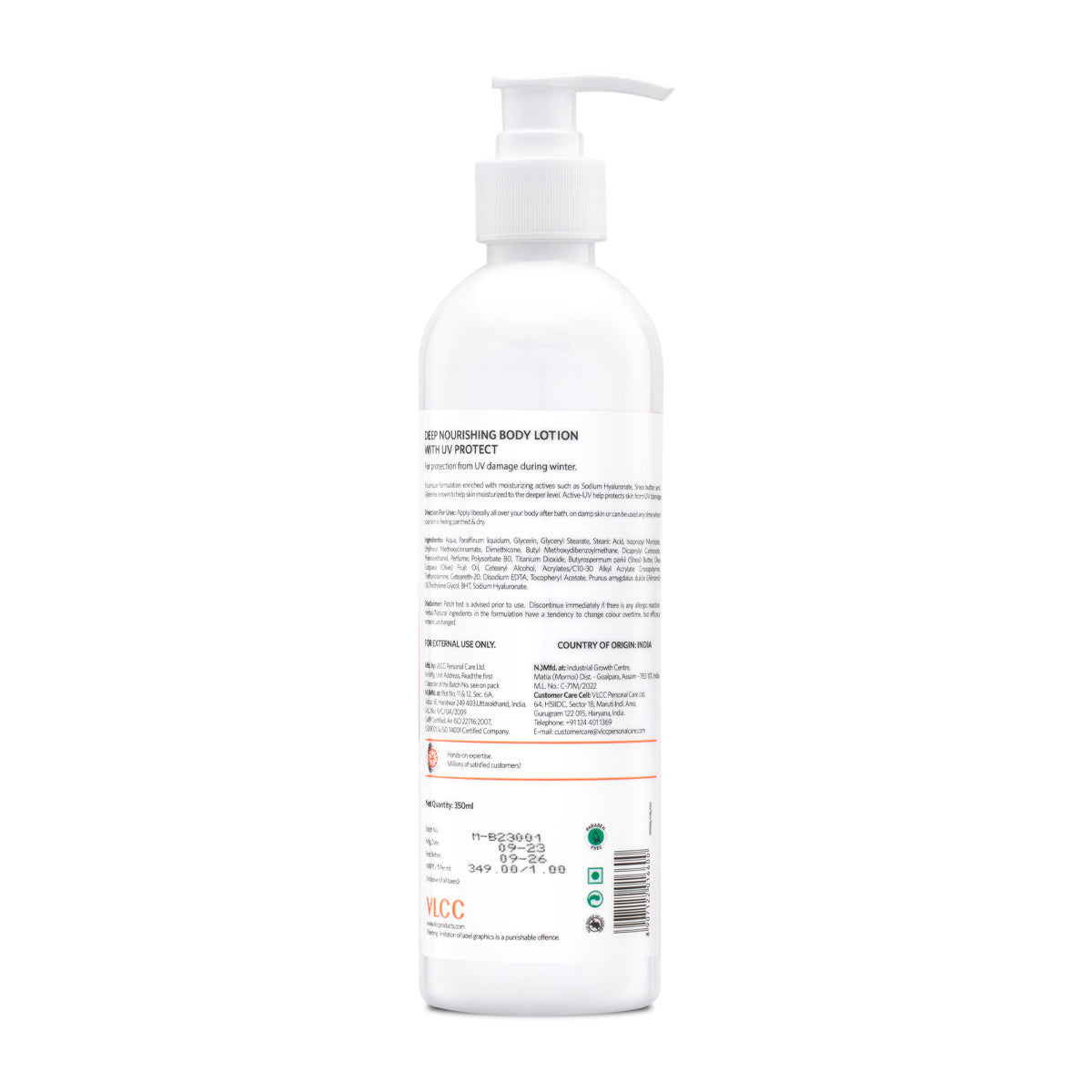 VLCC Deep Nourishing Body Lotion With UV Protect - 350 ml - Image 7 - Buy from Indicrest