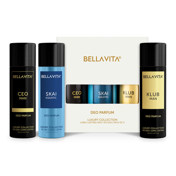 Deodorant Gift Set For Men (Pack Of 3) - 150ml Each - Indicrest