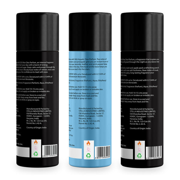 Deodorant Gift Set For Men (Pack Of 3) - 150ml Each - Image 11 - Indicrest