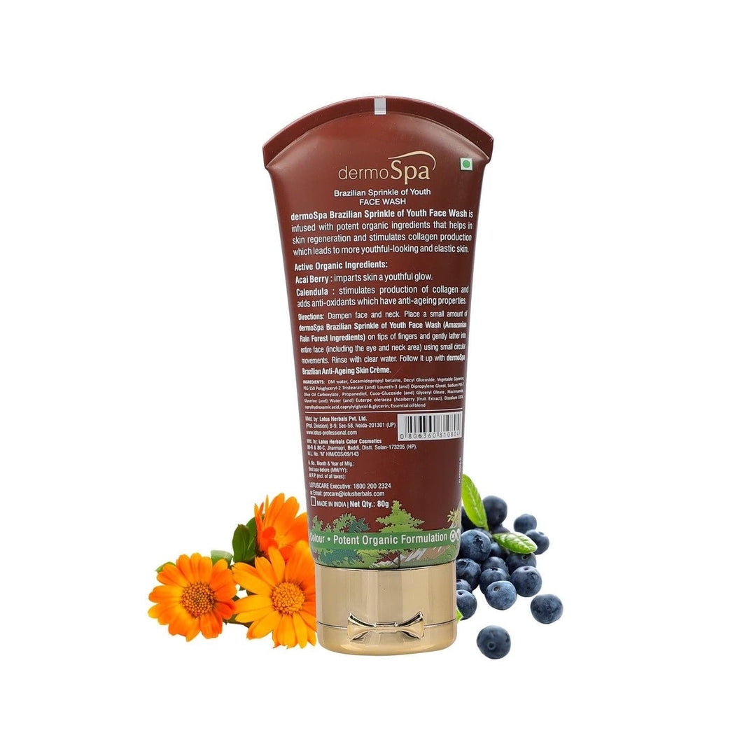 lotus-professional-dermospa-brazillan-sprinkle-of-youth-face-wash-80g - Image 2 - Buy from Indicrest