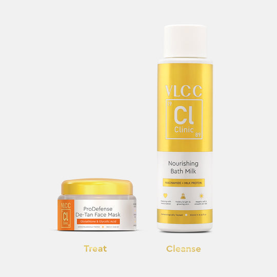 VLCC De tan and Deep Nourish Combo - Buy from Indicrest
