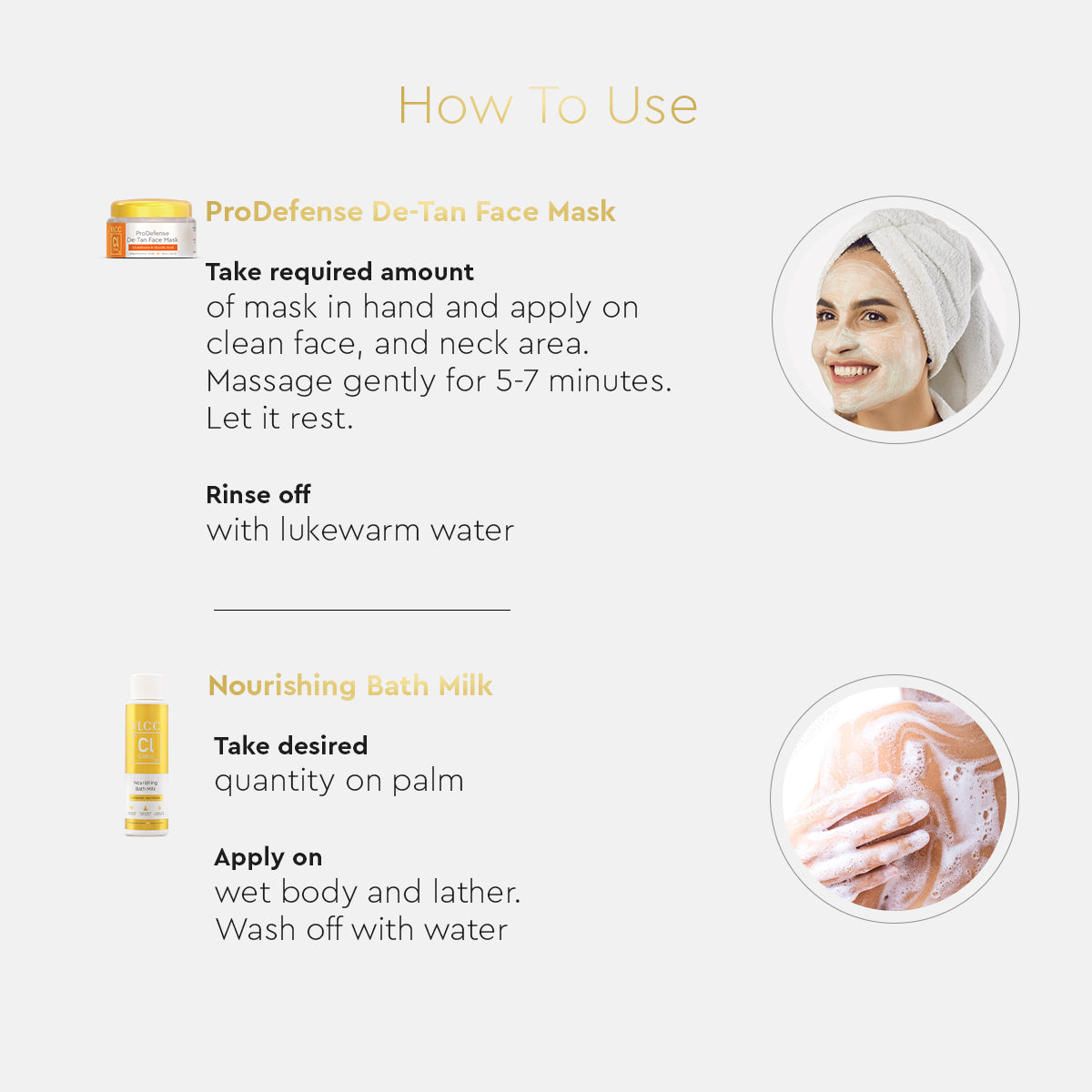 VLCC De tan and Deep Nourish Combo - Image 6 - Buy from Indicrest