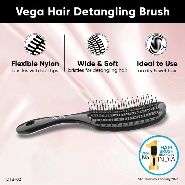 Vega Detangling Brush-DTB-02