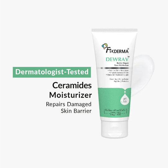 Fixderma Dewrav Barrier Repair Face Moisturizer, 50g - Buy from Indicrest
