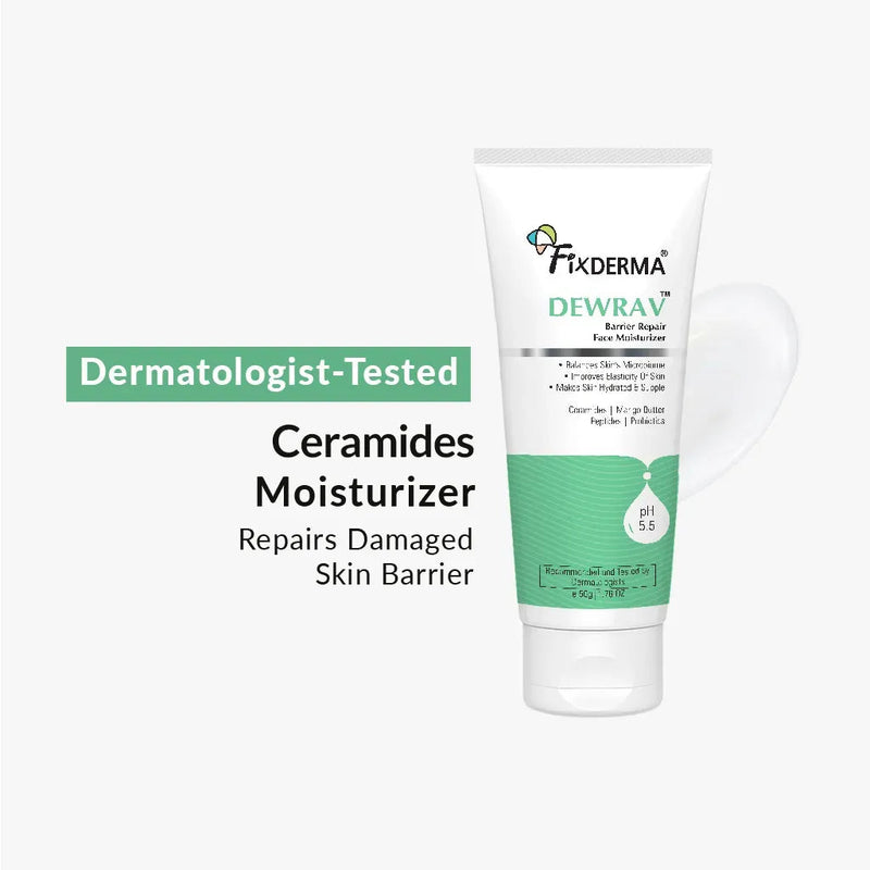 Fixderma Dewrav Barrier Repair Face Moisturizer, 50g - Buy from Indicrest