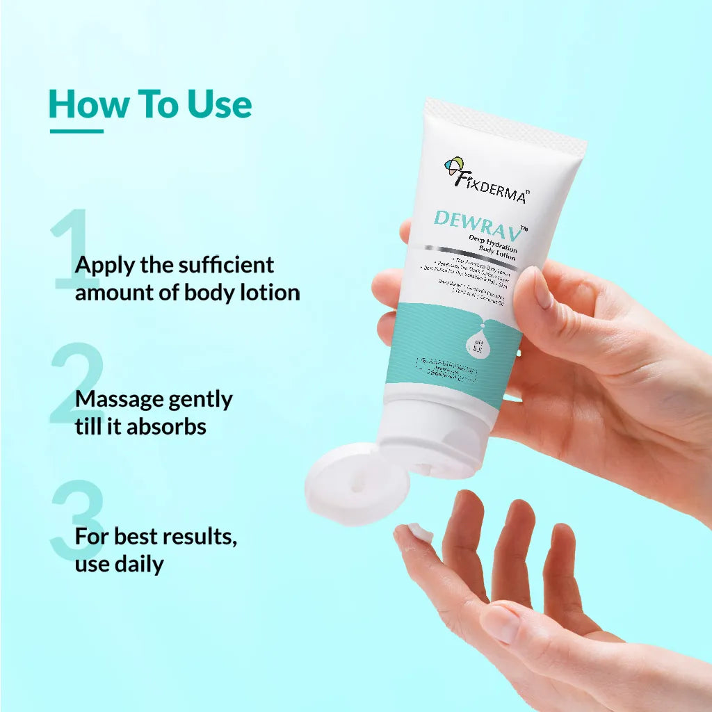 Fixderma Dewrav Deep Hydration Body Lotion, 200ml - Image 3 - Buy from Indicrest