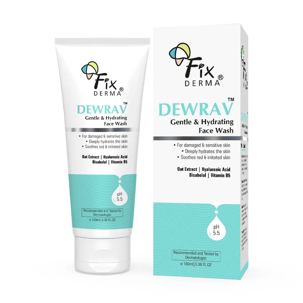 Fixderma Dewrav Gentle & Hydrating Face Wash | Hydrating face wash for dry skin, 100ml - Image 6 - Buy from Indicrest