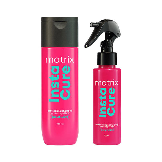 Matrix InstaCure Shampoo, 200ml & Porosity Spray, 100ml Combo, Ditch Damage from 1st Use, For All Hair Types Buy at Indicrest