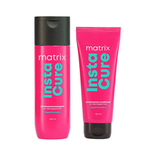 Matrix Instacure Shampoo, 200ml + Conditioner, 100ml Combo, Ditch Damage From 1St Use, For All Hair, Paraben-Free Buy at Indicrest