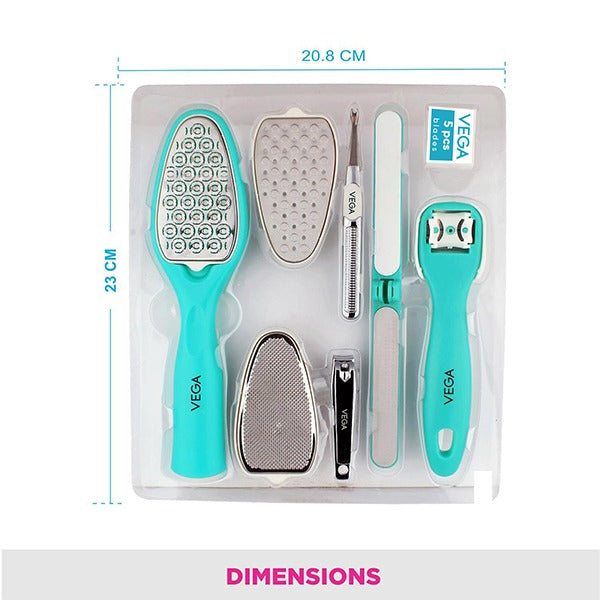 Vega DIY Pedicure Set - 8 Tools - PDS-08