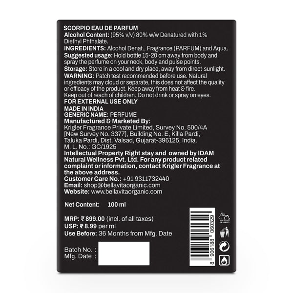 Scorpio Perfume - 100ml - Image 9 - Indicrest