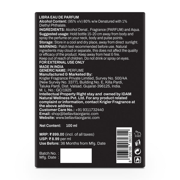 Libra Perfume - 100ml - Image 9 - Indicrest