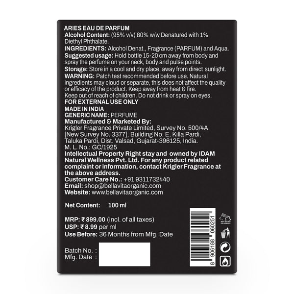 Aries Perfume - 100ml - Image 9 - Indicrest