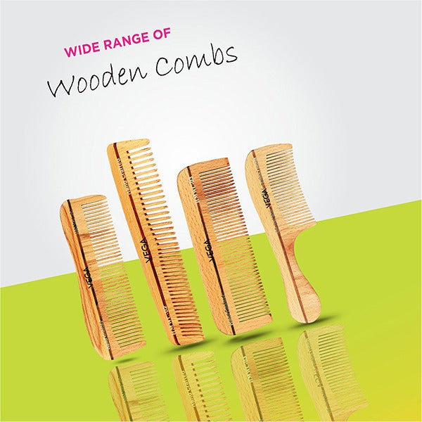 Vega Dressing Wooden Comb - HMWC-22