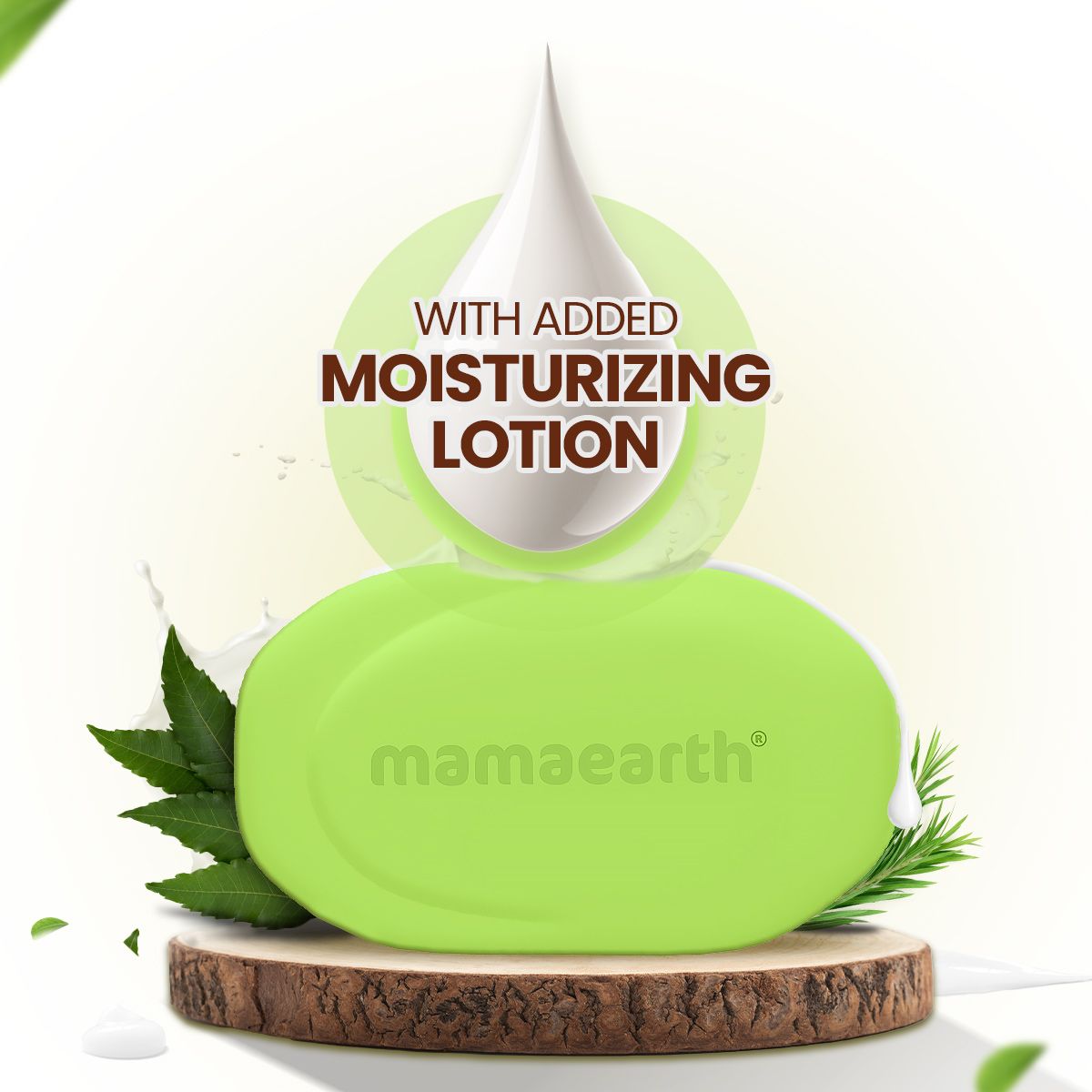 Mamaearth Neem Moisturizing Lotion Soap (3 + 1 Free) (125 g x 4) - Image 3 - Buy from Indicrest