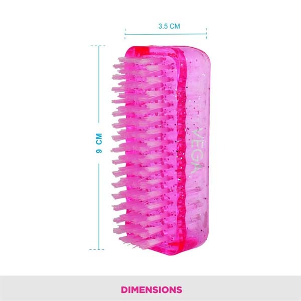 Vega Dual Surface Nail Brush - NB-02