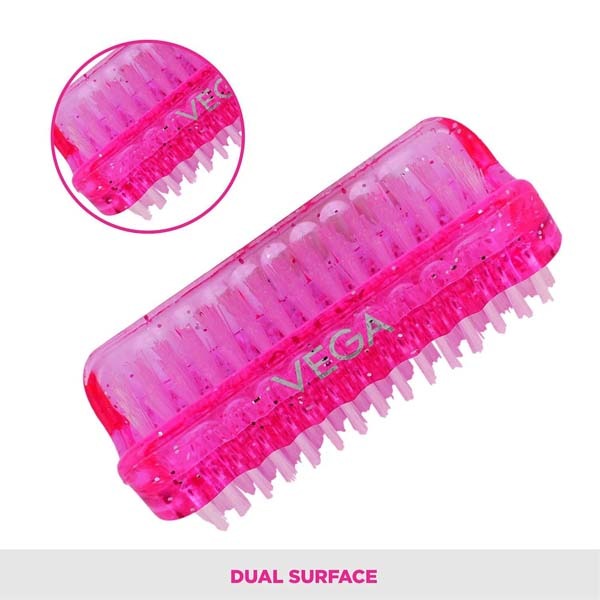 Vega Dual Surface Nail Brush - NB-02