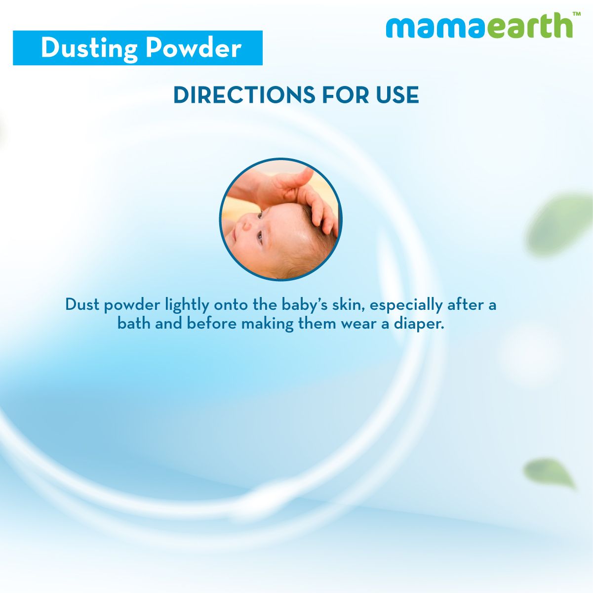 Mamaearth Dusting Powder with Organic Oatmeal and Arrowroot Powder for Babies, 300g - Image 7 - Buy from Indicrest