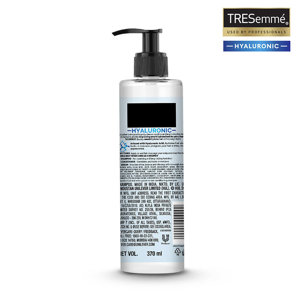 TRESemme Hyaluronic Moisture Boost Shampoo with Hyaluronic Acid Sulphate Free & Paraben Free, 370ml Buy at Indicrest Image 4