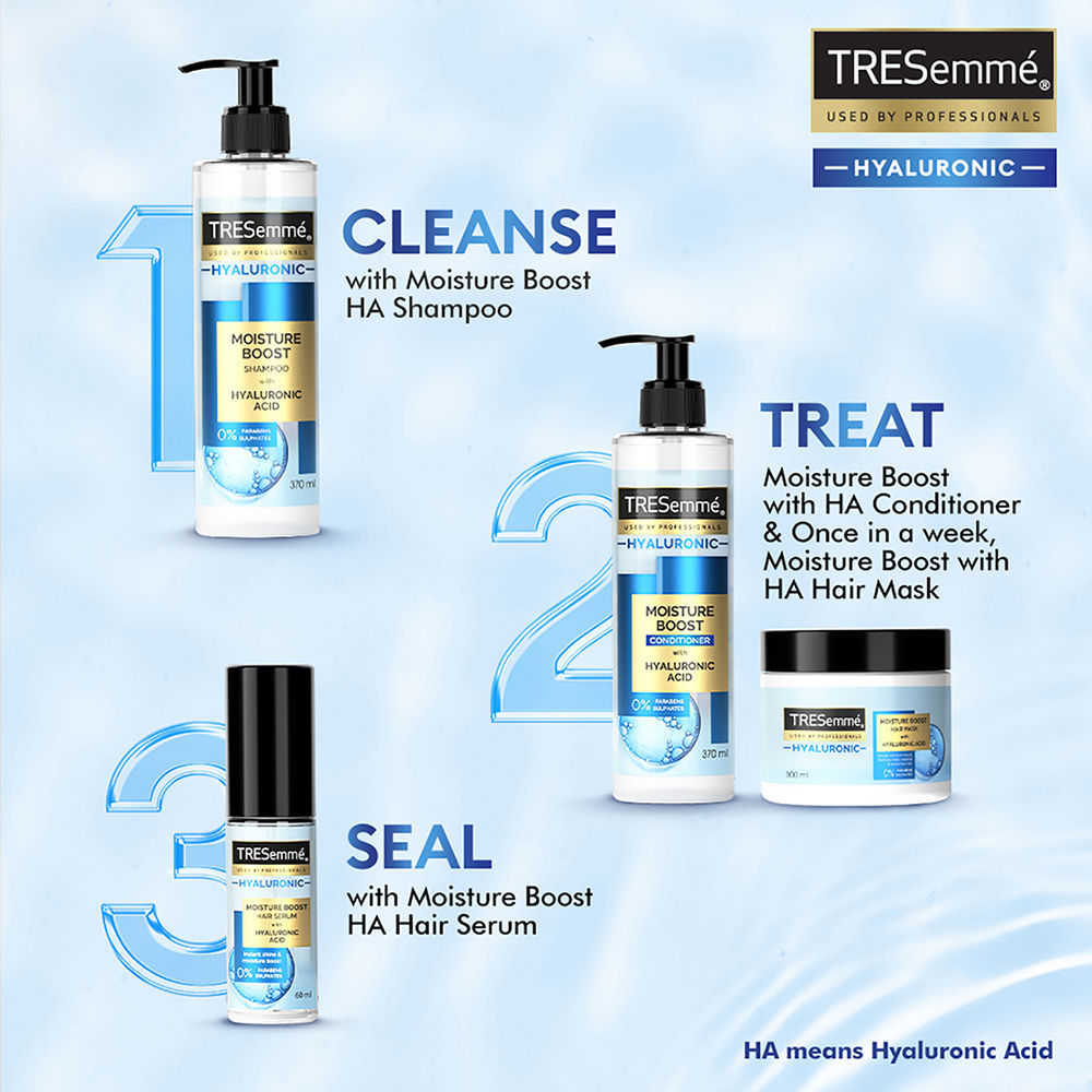 TRESemme Hyaluronic Moisture Boost Shampoo with Hyaluronic Acid Sulphate Free & Paraben Free, 370ml Buy at Indicrest Image 9