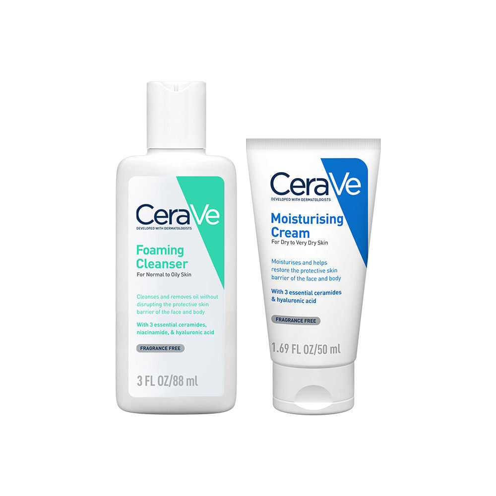 CeraVe Facewash, 88ml & Moisturizer, 50ml Combo with Ceramides - Daily Skincare Routine For Normal To Oily Skin, 2 pieces Buy at Indicrest Image 6