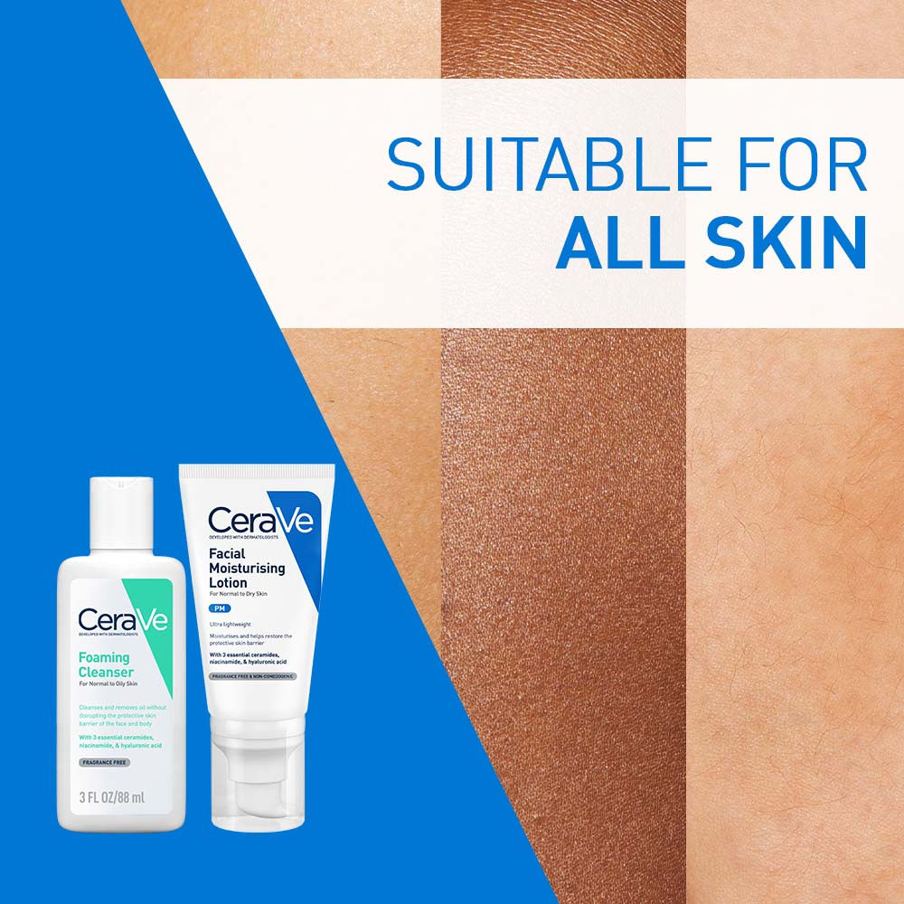 CeraVe Facewash & PM Moisturizer Combo with Ceramides - Evening Routine for Oily Skin, 2 pieces Buy at Indicrest Image 5