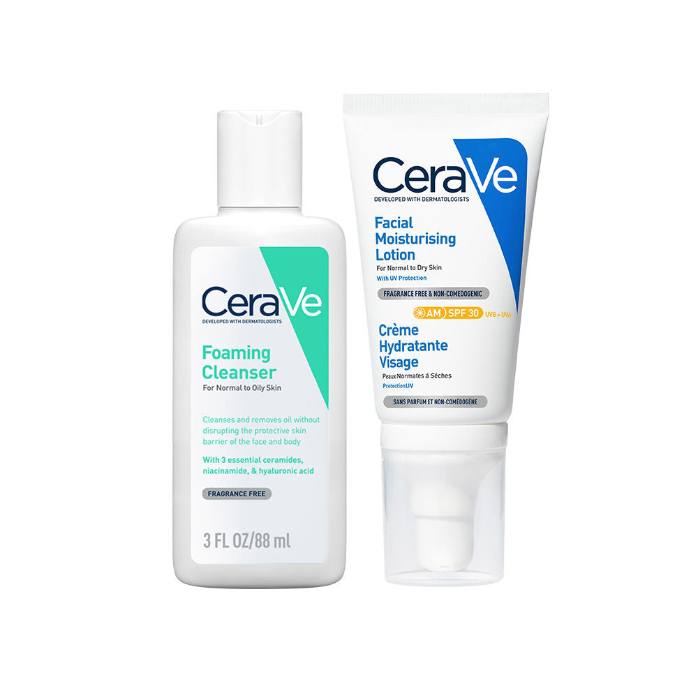 CeraVe Facewash & AM Moisturizing Lotion with SPF 30 Combo - Morning Routine for Oily Skin, 2 pieces Buy at Indicrest Image 6