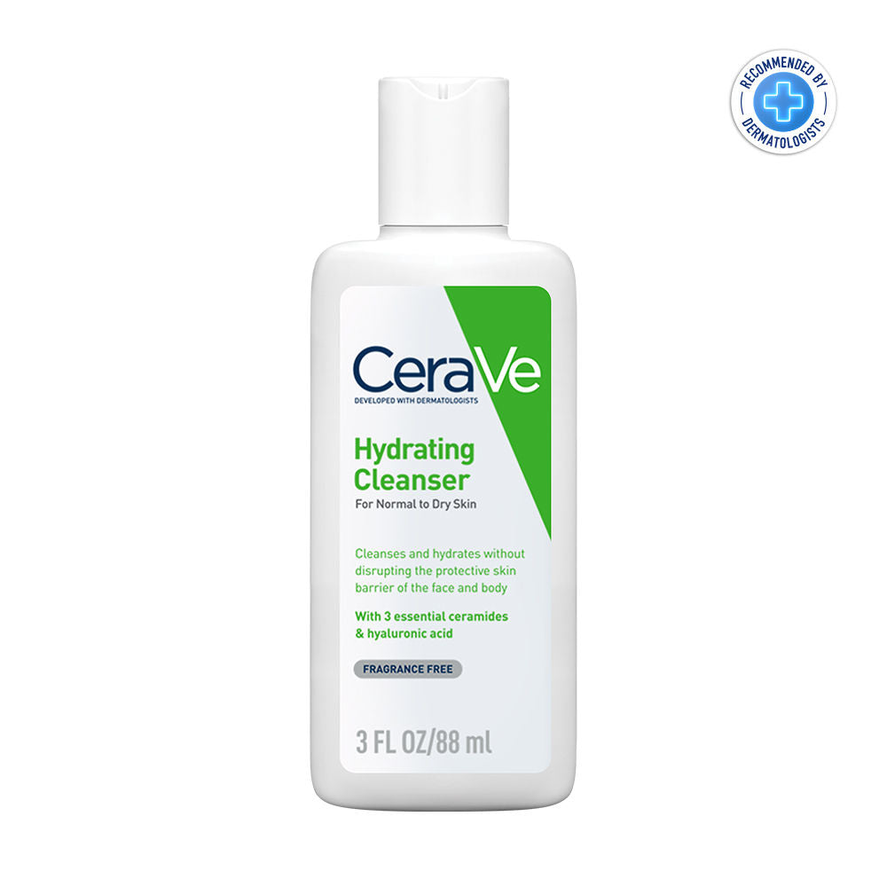 CeraVe Facewash, 88ml & Moisturizer, 50ml Combo with Ceramides - Daily Skincare Routine for Normal To Dry Skin, 2 pieces Buy at Indicrest Image 3