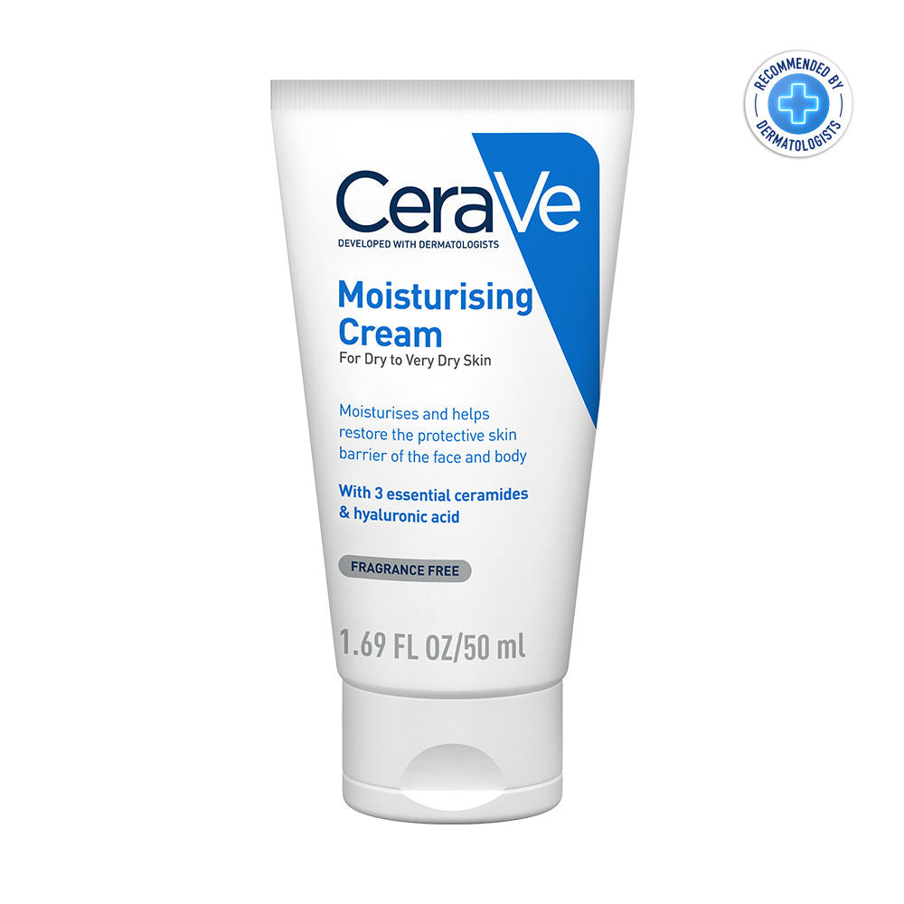 CeraVe Facewash, 88ml & Moisturizer, 50ml Combo with Ceramides - Daily Skincare Routine for Normal To Dry Skin, 2 pieces Buy at Indicrest Image 4