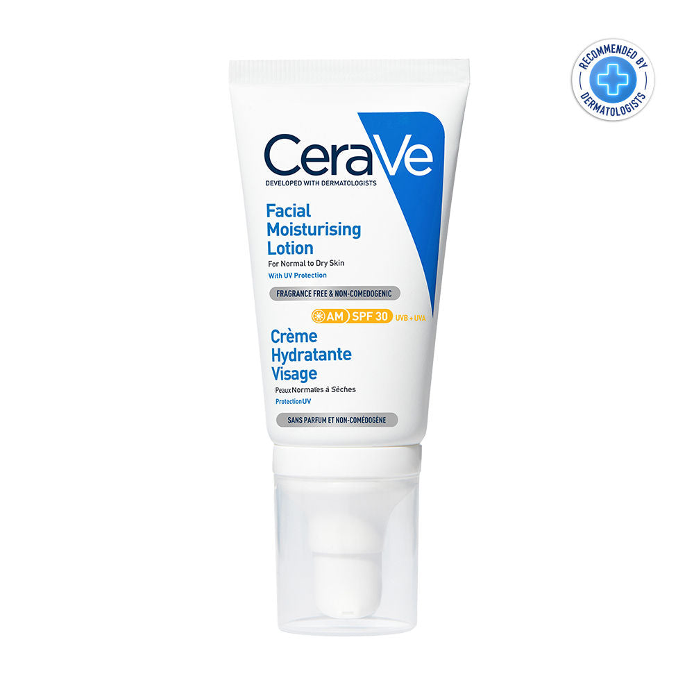 CeraVe AM Moisturizing Lotion with SPF 30 & Night Cream - Day & Night Moisturizer Combo, 2 pieces Buy at Indicrest Image 3