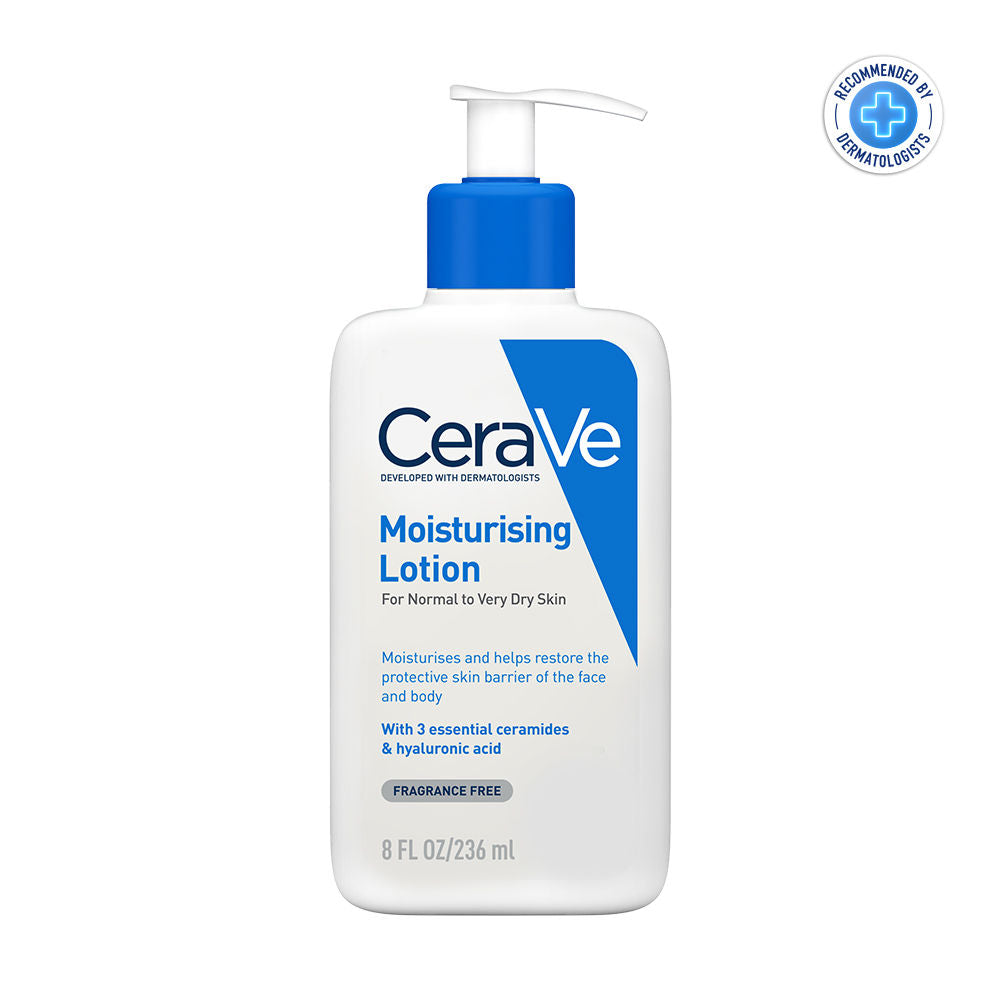 CeraVe Facewash & Moisturizing Lotion Combo with Ceramides- Skincare Routine for Normal to Oily Skin, 2 pieces Buy at Indicrest Image 4