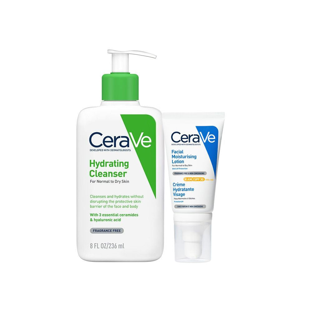 CeraVe Hydrating Facewash & AM Moisturizing Lotion with SPF 30 Combo - Morning Regime, 2 pieces Buy at Indicrest Image 6