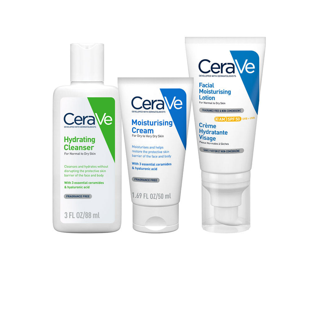 CeraVe Morning Skincare Combo of Facewash, Moisturizer, SPF 50- Routine for Normal To Dry Skin Buy at Indicrest Image 7