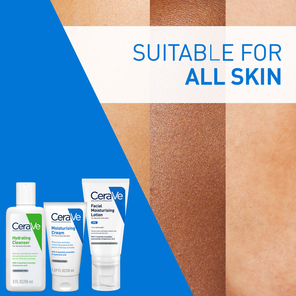 Cerave PM Skincare Combo of Facewash, Moisturizer, PM cream- Night Routine for Normal to Dry Skin Buy at Indicrest Image 6