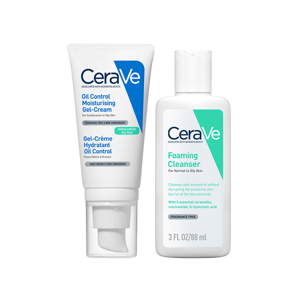 CeraVe Oil Control Gel Moisturizer & Foaming Face wash, Skincare Combo for Oily & Combination Skin Buy at Indicrest Image 6
