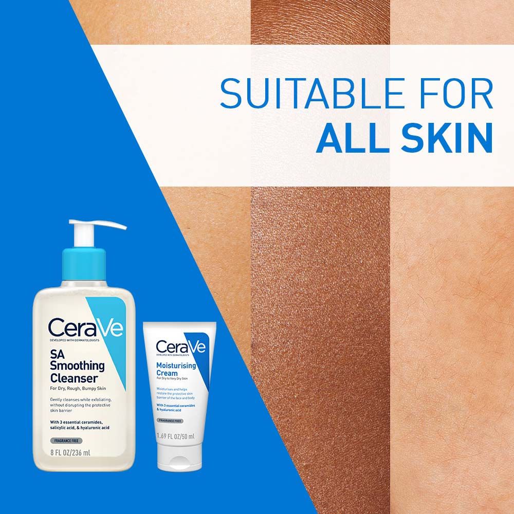 CeraVe Salicylic Acid Face Wash, 236ml & Barrier Repair Moisturizing Cream, 50ml for Dry Skin (Pack of 2) Combo Buy at Indicrest Image 5